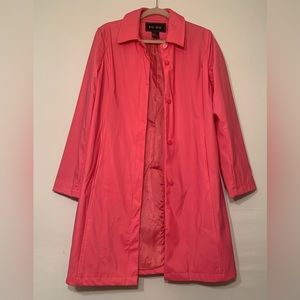 ❗️Fu Da Fuda Midi Pink PVC Feminine Rain Jacket